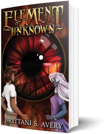 The novel, Element Unknown, in its paperback form.
