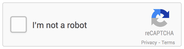 An animated gif showing the checkbox for Google reCAPTCHA